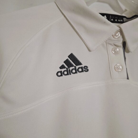 Adidas Polo Golf Basketball Shirt Women’s Size XL Ridgebacks Logo NewWTags White - Picture 4 of 14
